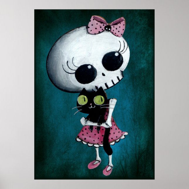 Poster Little Miss Death - Halloween Beauté (Devant)