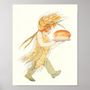 Poster Little Mother Earth - Mme Blé