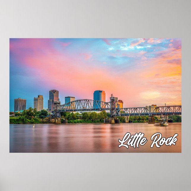 Poster Little Rock, Arkansas, États-Unis (Devant)