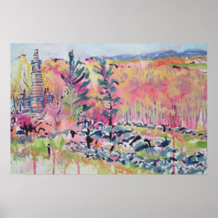 Poster Little Roundtop Gettysburg Pennsylvanie Gaines de 