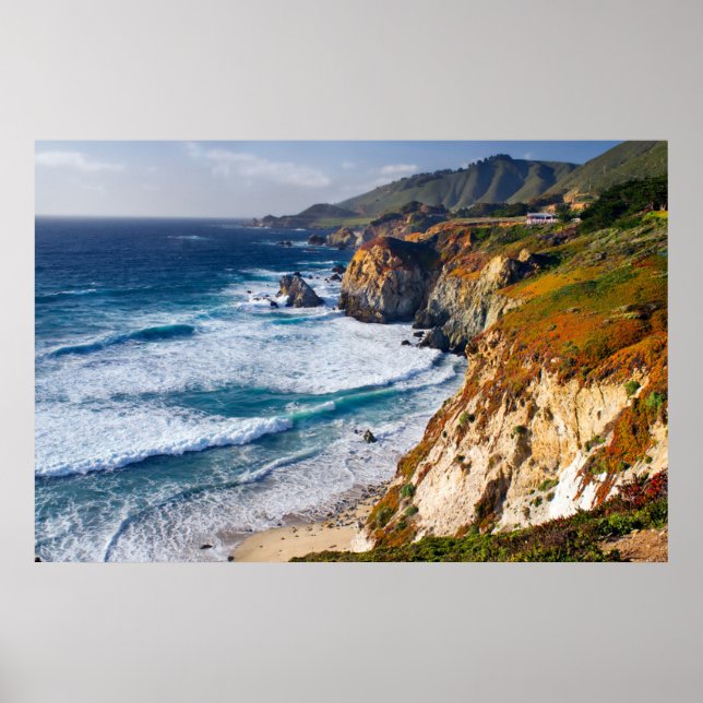 Poster Littoral | Big Sur, Californie (Devant)