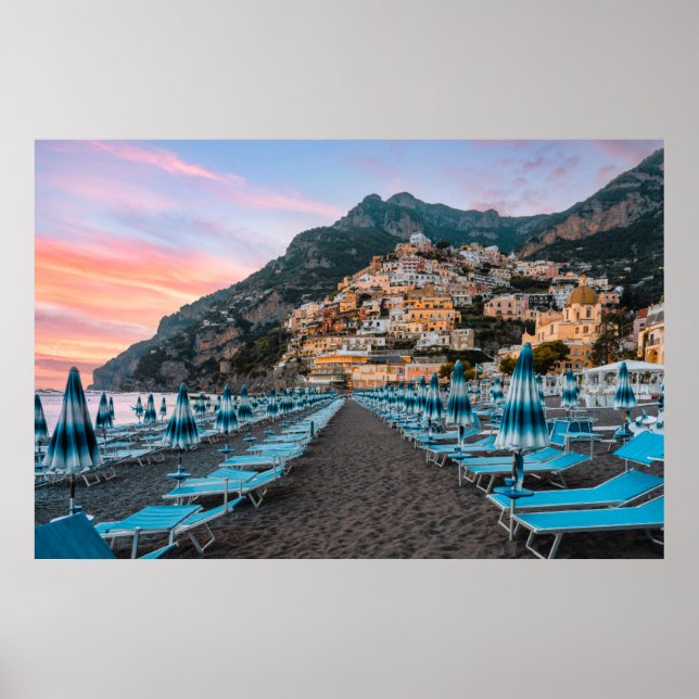 Poster Littoral | Campanie, Italie (Devant)