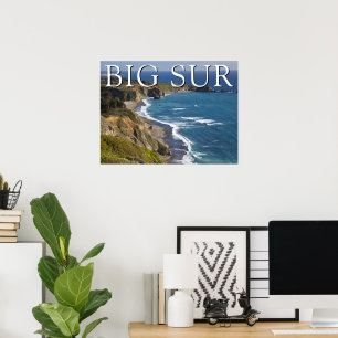 Poster Littoral de Big Sur   Californie