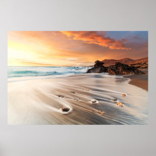 Poster Littoral   Îles Canaries, Espagne