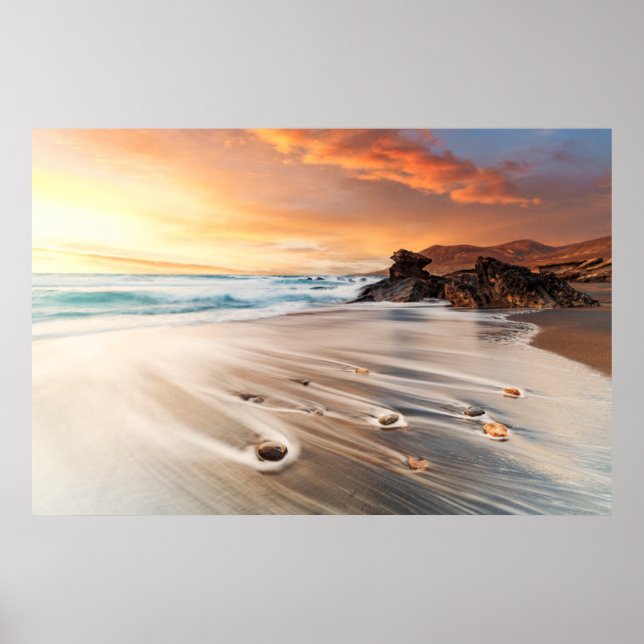 Poster Littoral | Îles Canaries, Espagne (Devant)