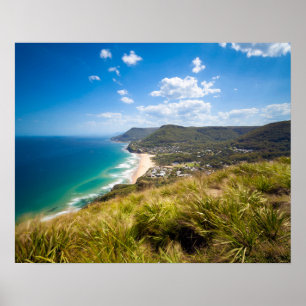 Poster Littoral Nouvelle-Galles du Sud, Australie