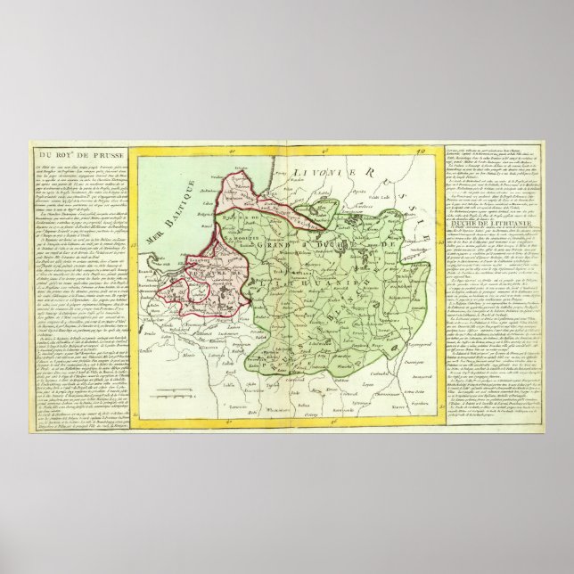 Poster Lituanie, Bélarus (Devant)