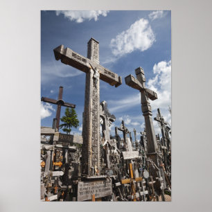Poster Lituanie, Lituanie centrale, Siauliai, Colline 3
