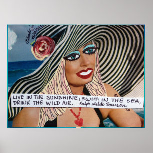 POSTER-LIVE IN THE SUNSHINE, SWIM IN THE SEA, POSTER