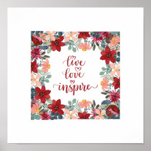 Poster Live Love inspire