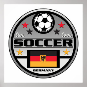 Poster Live Love Soccer Germany
