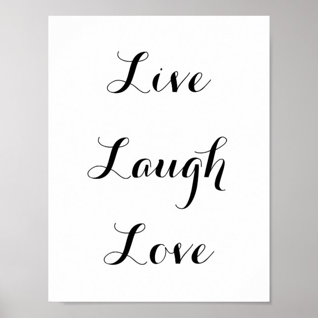 Poster Live - Rire - Amour (Devant)