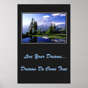 Poster Live Your Dreams