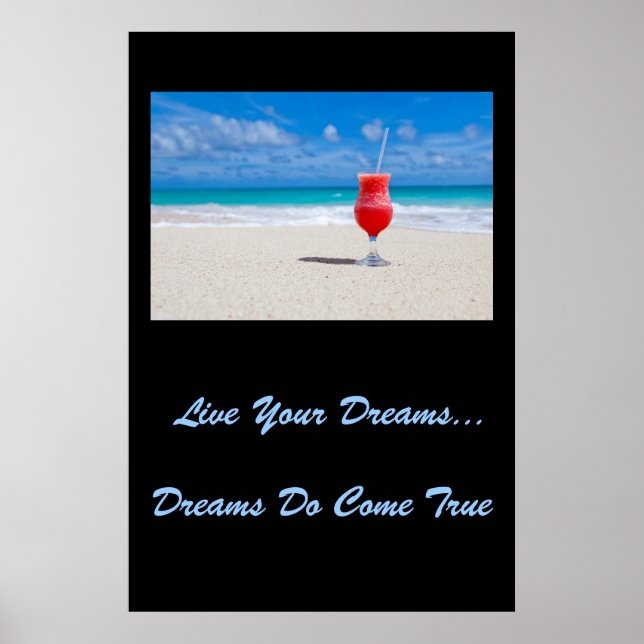 Poster Live Your Dreams (Devant)