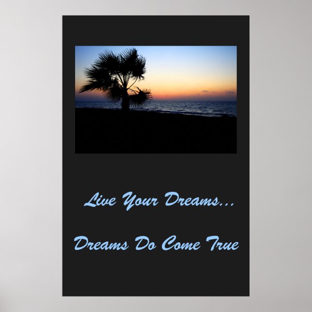 Poster Live Your Dreams (Devant)