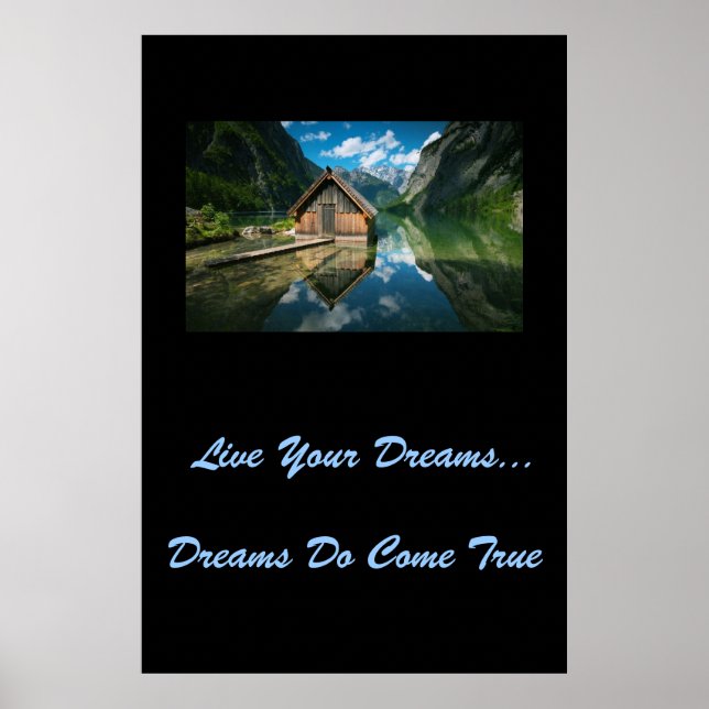 Poster Live Your Dreams (Devant)