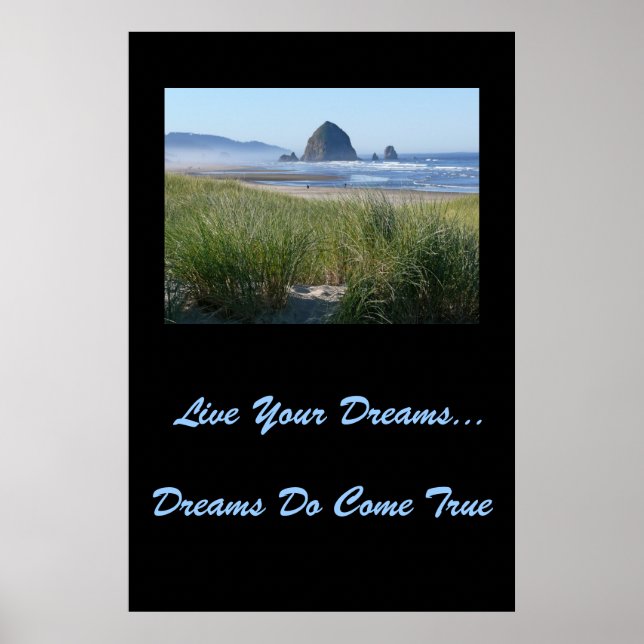 Poster Live Your Dreams (Devant)