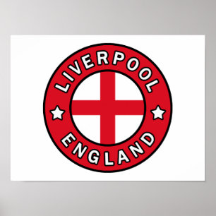 Poster Liverpool Angleterre