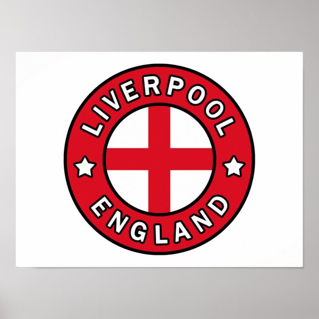 Poster Liverpool Angleterre (Devant)