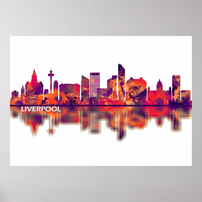 Poster Liverpool England (Devant)