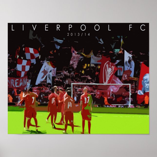 Poster Liverpool FC 2013/14 (Devant)