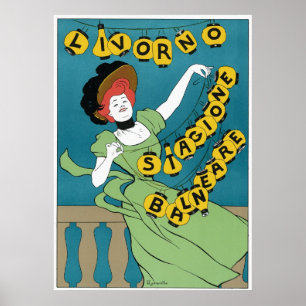 Poster Livorno Stagione Balneare