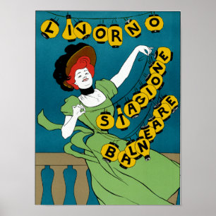 Poster Livorno ~ Stagione Balneare