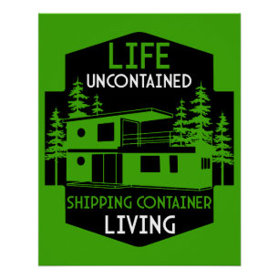 Poster Livraison Conteneur Home
