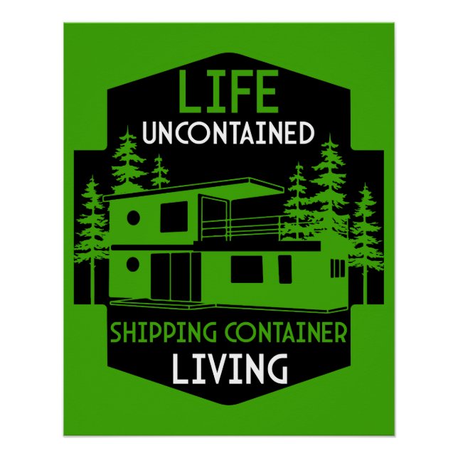 Poster Livraison Conteneur Home (Devant)