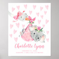 Livraison spéciale Stork Elephant Baby Stats de na