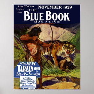 Poster Livre bleu novembre 1929