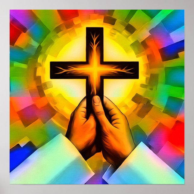 Poster Livre d'affiche de prière chrétienne (Matte) (Devant)