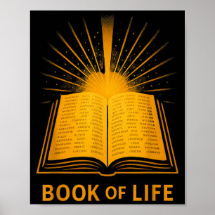 Poster Livre de la vie chrétienne sritual verset de la Bi