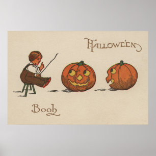 Poster Livre de voeux d'Halloween