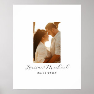 Poster Livre d'invité Mariage photo alternative imprimabl