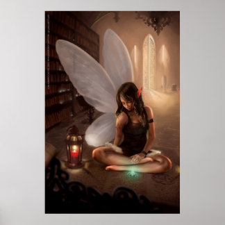 Poster Livre Fée