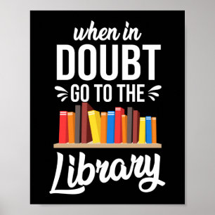 Poster Livre Littérature Lecture En Doute Aller À