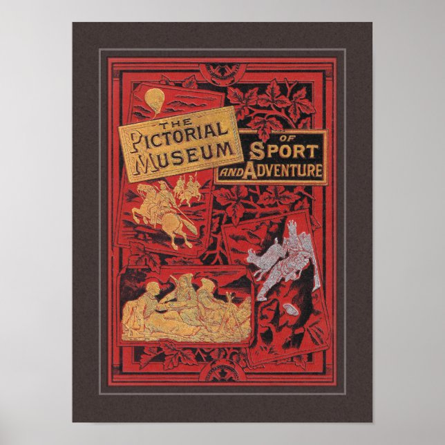 Poster LIVRE vintage 1894 COVER ART (Devant)