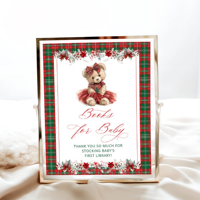 Poster Livres d'ours en peluche à froid pour Baby shower  (Créateur téléchargé)