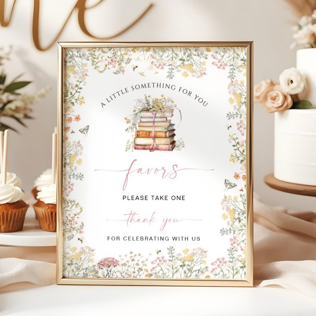 Poster Livres du chapitre Fleur sauvage de la signature p (Créateur téléchargé)
