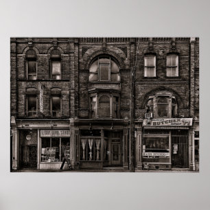 Poster Livres et Bistrots et Bouchers N° 2