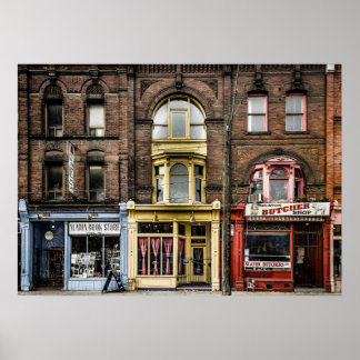 Poster Livres et Bistrots et Bouchers N° 3 Version couleu