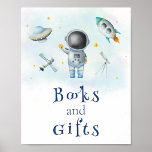 Poster Livres et cadeaux Astronaute spatiale Stars de poc