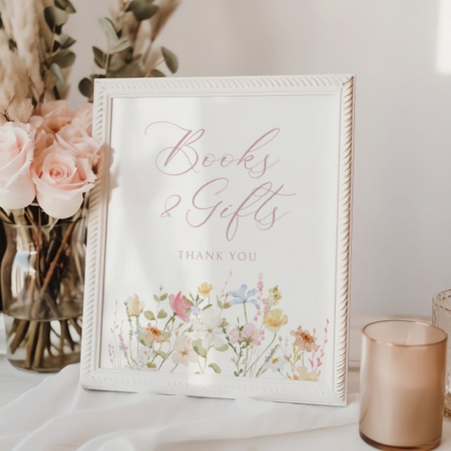 Poster Livres et cadeaux Soft Meadow Blush (Créateur téléchargé)