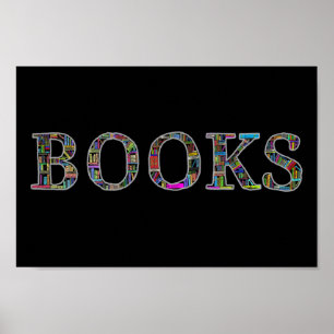 Poster Livres : un design pour les amateurs de livres