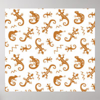 Lizards Chameleons : Design Motif sans couture.