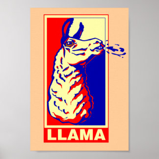 Poster Llama Hope