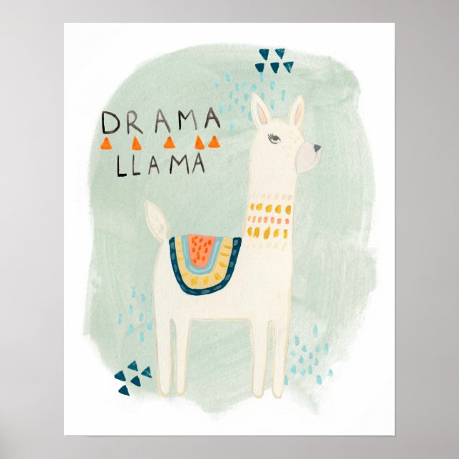 Poster Llama Squad - Drama Llama (Devant)