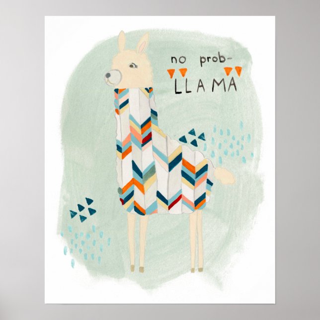 Poster Llama Squad - Pas de Prob-llama (Devant)