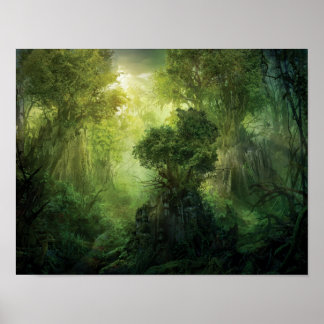 Poster Llanowar Rebord
